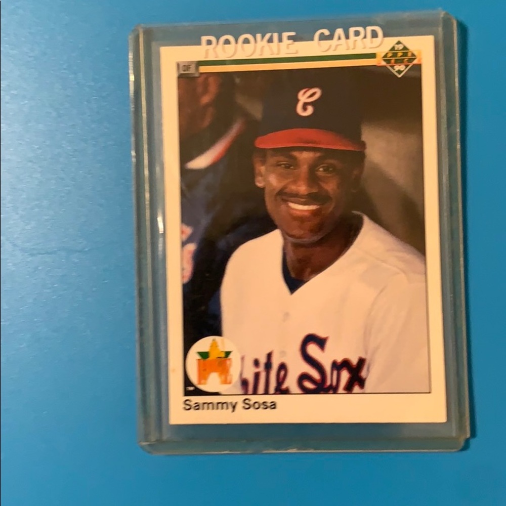 1990 Upper Deck Sammy Sosa rookie card